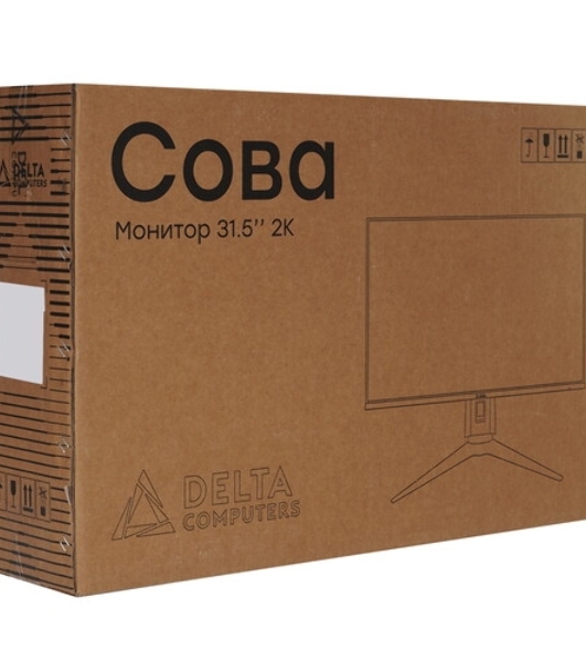 Монитор 32' Delta Computers OM315I.QHD.AS.04.P3 IPS 2560x1440, 75 Гц, 5 мс, 16:9, 300 кд/м², 2xHDMI, 1xDP, 2x3 Вт, черный