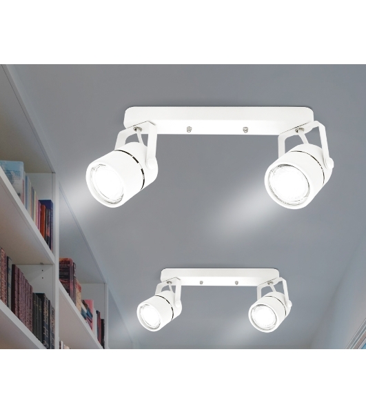 Накладной поворотный светильник Ambrella light TA104 WH белый GU10 260*130*D60