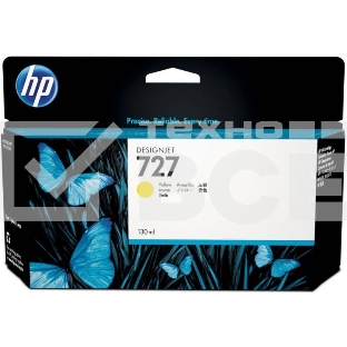 Картридж струйный HP 727 B3P21A желтый для HP DJ T920/T1500 (130мл)