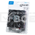 Вентилятор для корпуса DEEPCOOL XFAN 120 черный, 120 мм, 1300 об/мин, 23.7 дБ, 3 pin, фото3