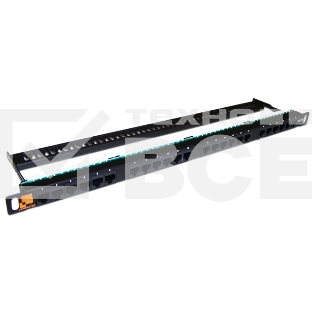 Патч-панель LANMASTER компактная 24 порта, UTP, кат.5E, 0.5U