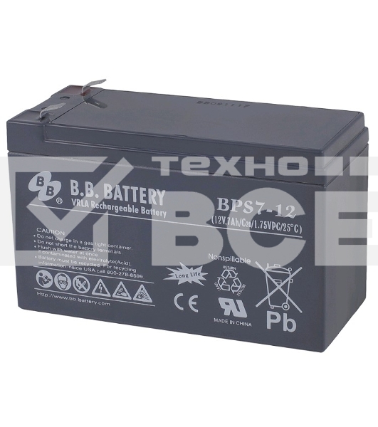 Батарея B.B.Battery BPS 7-12 (12V 7Ah)