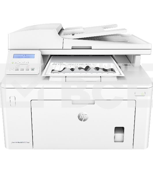 МФУ лазерный HP LaserJet Pro M227sdn (G3Q74A#B19), A4, ч/б, печ. до 28 стр/мин., скан. до 15 стр/мин., 1200 x 1200 dpi, USB, RJ-45