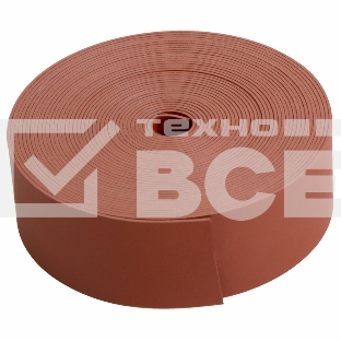 Тeрмоусаживаемая лента с клеевым слоем Rexant 25 мм х 0,8 мм, красная, ролик 5 м, ТЛ-0,8