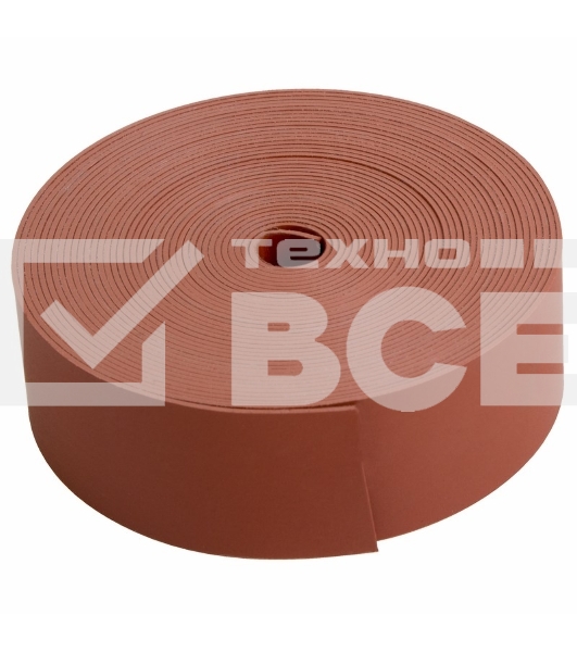 Тeрмоусаживаемая лента с клеевым слоем Rexant 25 мм х 0,8 мм, красная, ролик 5 м, ТЛ-0,8