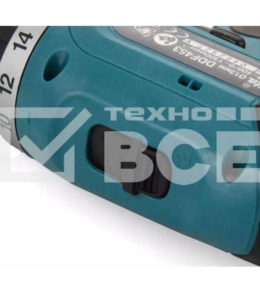 Дрель-шуруповерт Makita DDF453RFE, Аккумуляторная, 18В, 2 АКБ, Кейс