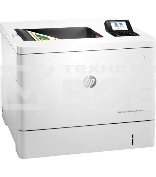 Принтер лазерный HP Color LaserJet Enterprise M554dn (7ZU81A), A4, цветной, печ. до 33 стр/мин., 600 x 600 dpi, USB, RJ-45, Air Print, Mopria