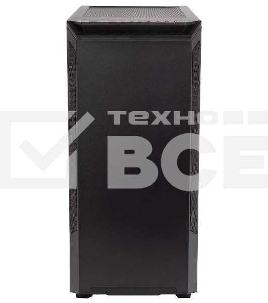 Компьютерный корпус Hiper PB81 черный без БП ATX 3x120мм 2xUSB2.0 2xUSB3.0 audio bott PSU