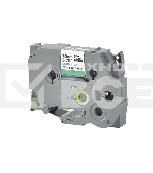Кассета с лентой S'OK by Sakura Printing TZE745 для Brother, белый на зеленом, 18мм/8м, наклейка