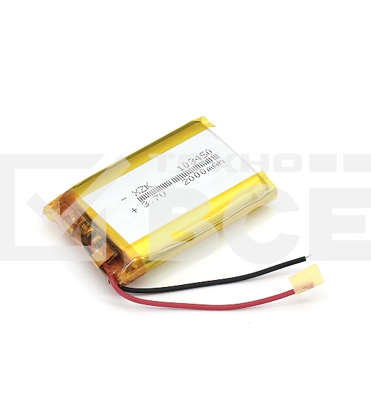 Аккумулятор Li-Pol (батарея) 10*34*50мм 2pin 3.7V/1800mAh