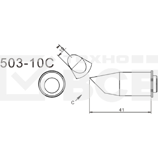 Жало для паяльника Quick Quick 503-10C
