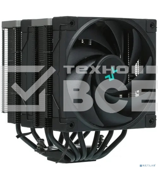 Кулер для процессора DEEPCOOL AK620 ZERO DARK черный, 120 мм, алюминий/медь, 1850 об/мин, 28 дБ, 4 pin, 260 Вт, 160 мм
