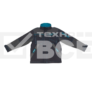 Куртка профессиональная рабочая, 97% хлопок 3% спандекс, XL Gross