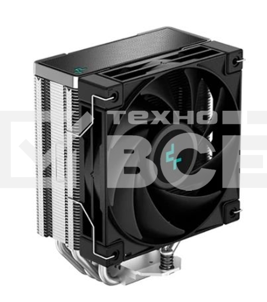 Кулер для процессора DEEPCOOL AK400 черный, 120 мм, алюминий/медь, 1850 об/мин, 29 дБ, 4 pin, 220 Вт, 155 мм