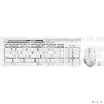 Клавиатура + мышь A4Tech Fstyler FB2535C клав:белый/серый мышь:белый/серый USB беспроводная Bluetooth/Радио slim, фото2
