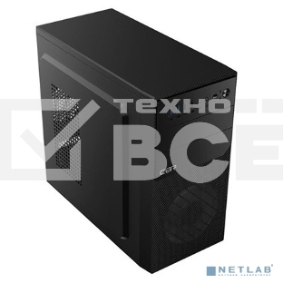 Компьютерный корпус CBR PCC-ATX-RD880-500W RD880, c БП PSU-ATX500-12EC mATX Minitower (500W/120mm), 2*USB 3.0, 2*USB 2.0, HD Audio+Mic, кабель питания 1.2м, Black