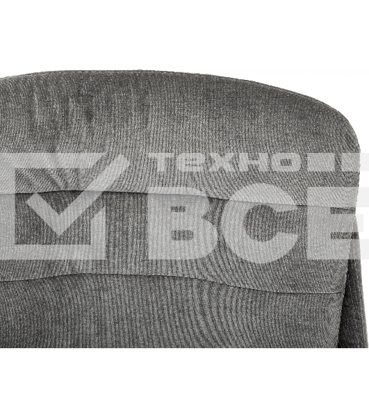 Кресло руководителя Бюрократ T-9950MSG-F Fabric серый Light-19, крестов. пластик, подст. для ног