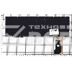 Клавиатура для ноутбука Asus GL753 FX553VD черная с красной подсветкой (узкий шлейф подсветки), фото 1
