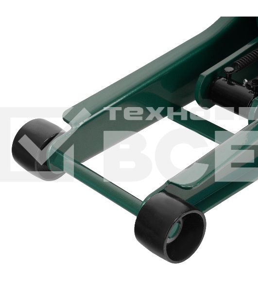 Домкрат гидравлический подкатной Сибртех, 3,5 т, 95-520 мм, быстрый подъем, низкий подхват, проф