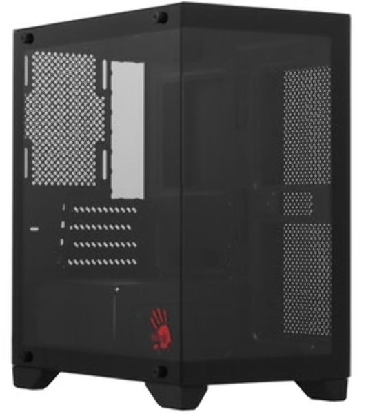 Компьютерный корпус Bloody BD-CC103 черный без БП mATX 7x120мм 1xUSB 2.0 1xUSB 3.0 audio bott PSU