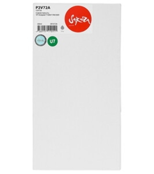 Картридж струйный Sakura P2V72A для HP, серый, 300 мл.