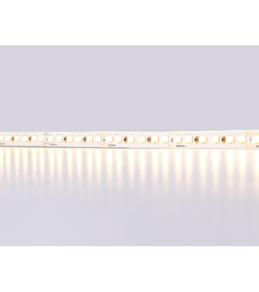 Светодиодная лента Ambrella light GS3201 2835 180Led/ 14.4W m/ 24V IP20 3000K/ 5000*8*1.2mm (2 конт.)