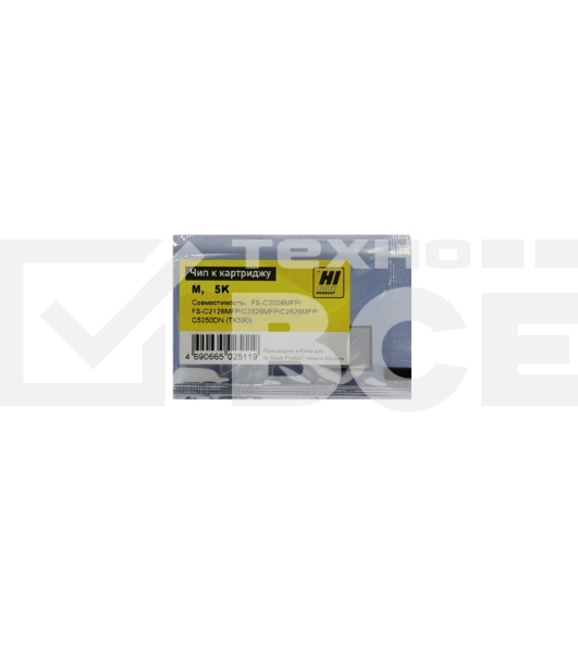 Чип Hi-Black к картриджу Kyocera Mita FS-C2026/C2126MFP/C5250DN, M, TK-590, 5К