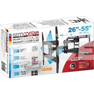 Кронштейн для телевизора Arm Media COBRA-50 черный 26