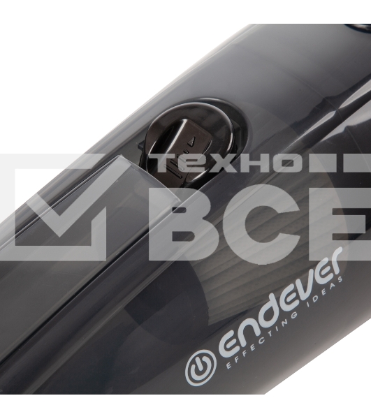 Пылесос вертикальный Endever VC-286 серый, питание от сети, 100 Вт, уборка сухая, пылесборник 1.9 л