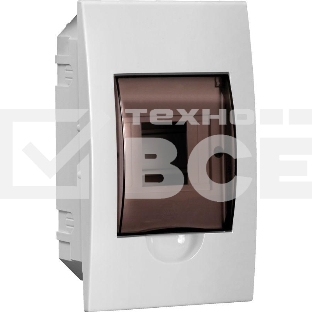 Бокс ЩРВ-П-4 мод. встраив. пластик IP41 GENERICA IEK MKP12-V-04-41-G