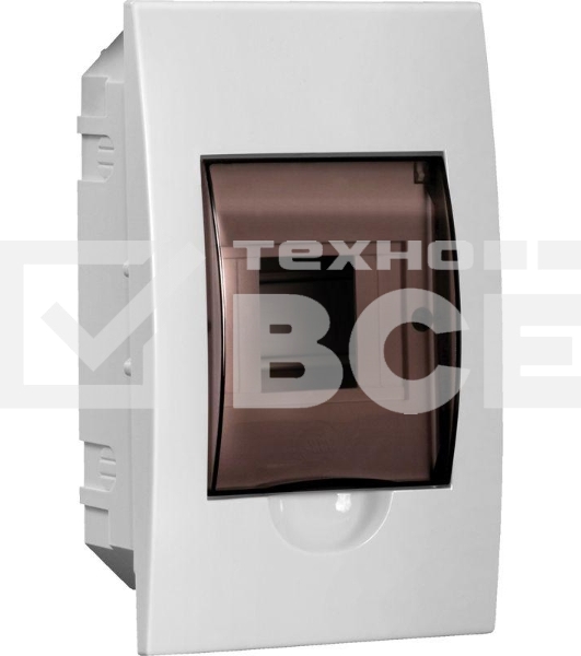 Бокс ЩРВ-П-4 мод. встраив. пластик IP41 GENERICA IEK MKP12-V-04-41-G