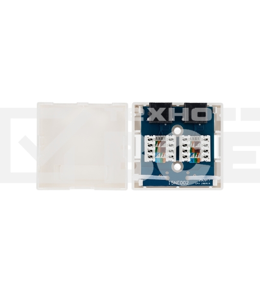 Рoзетка компьютерная внешняя, 2-порта RJ-45 (8P8C), UTP неэкранированная, категория 6, Rexant