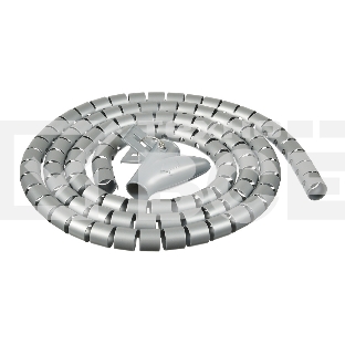 Кабельный органайзер Buro BHP CG155S Spiral Hose 15x1500mm Silver