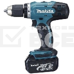 Дрель-шуруповерт Makita DDF453RFE, Аккумуляторная, 18В, 2 АКБ, Кейс, фото3