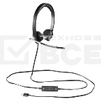 Наушники с микрофоном Logitech H650E черный 1.1м 981-000519, фото4