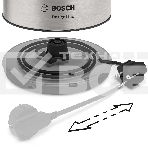 Чайник электрический Bosch TWK3P420 1.7л. 2400Вт черный (корпус: нержавеющая сталь), фото8