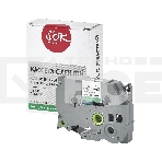 Кассета с лентой S'OK by Sakura Printing TZE745 для Brother, белый на зеленом, 18мм/8м, наклейка, фото 1