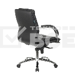 Кресло руководителя Бюрократ T-9927SL-LOW/BLACK черный, кожа, низкая спинка, крестовина хром, фото21