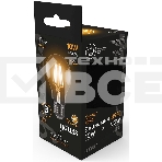Лампа филам. Gauss 10Вт цок.:E27 шар 220B 2700K св.свеч.бел.теп. A60 (упак.:10шт) (102802110), фото5