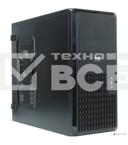 Компьютерный корпус Midi Tower InWin PE689 Black 650W B65E 80plus Bronze USB3.0*2+A(HD)+front fan 120mm*1+rear fan 120mm*1+ 2*2SATA+1*1SATA / holes for SL20” RACKMOUNT