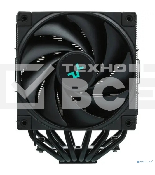 Кулер для процессора DEEPCOOL AK620 ZERO DARK черный, 120 мм, алюминий/медь, 1850 об/мин, 28 дБ, 4 pin, 260 Вт, 160 мм