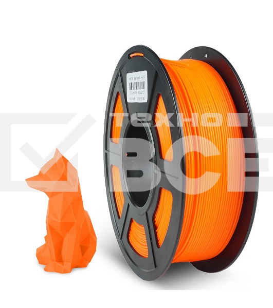 Филамент NVPrint PLA+ Sunny Orange для 3D печати диаметр 1.75мм длина 330 метров масса 1 кг