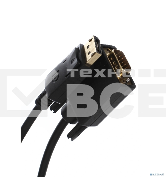 Кабель-переходник DP --> VGA_M/M 1,8м Telecom