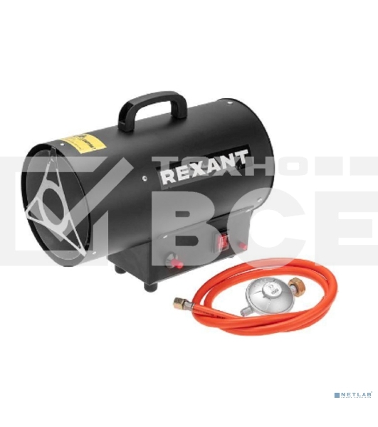 Пушка тепловая газовая Rexant 15 кВт, 350 м3/ч