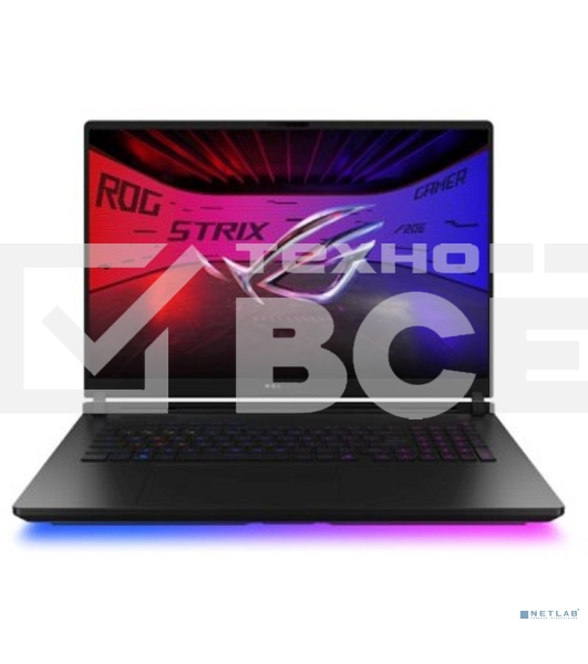 Ноутбук Asus ROG Strix Scar 18 G835LW-SA112W черный Core Ultra 9 275HX 32Gb SSD 1Tb NVIDIA GeForce RTX 5080 16Gb 18