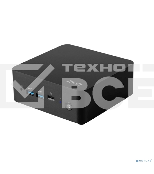 Компьютер MSI Cubi NUC 1M-098RU, черный, Intel Core 5 120U/16Gb/512Gb/IrisXE/WF6E/BT5.3/120W/AirCooling/W11P (9S6-B0B111-218)