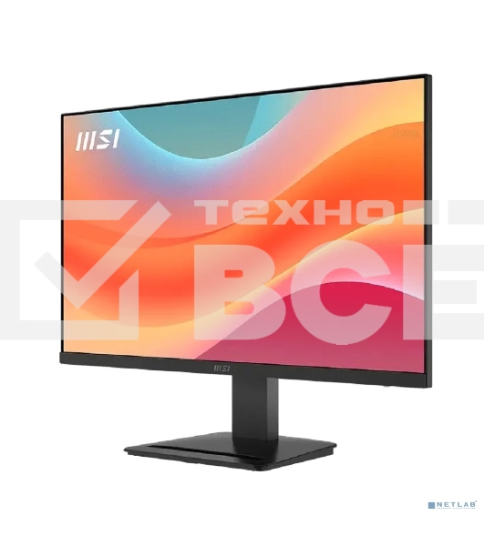 Монитор 27' MSI PRO MP273Q E7 IPS 2560x1440, 75 Гц, 1 мс, 16:9, 250 кд/м², 2×HDMI 2.0, DP 1.4, 3.5 Jack, HDR10, Adaptive-Sync, черный