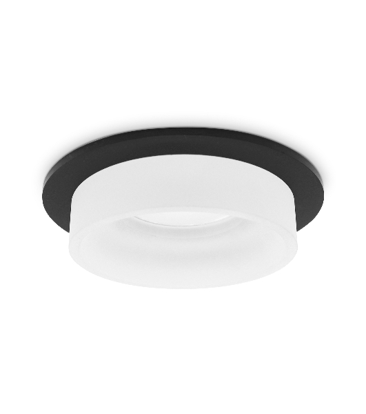 Светильник Ambrella light TN1312 SBK/FR черный песок/белый матовый GU5.3 D98*45