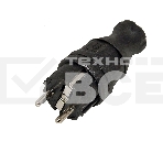 Вилка прямая EKF RPS-011-16-230-44 каучуковая 230В, 2P+PE, 16A, IP44 EKF PROxima, фото3