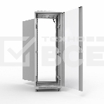 Напольный шкаф Rexant серии Standart 42U 600х800 мм, передняя дверь стекло, задняя дверь металл, RAL 7035 (состоит из 2 частей), фото2
